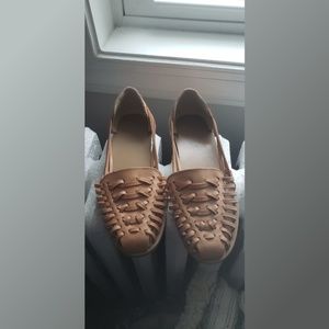 Nisolo Ecuador Huarache sandal, natural vachetta